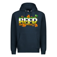 Navy St. Patrick's Day beer Premium Hoodie - CowGirlArtShop