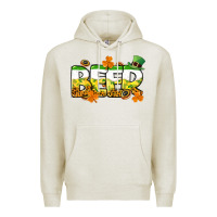 Oatmeal Heather St. Patrick's Day beer Premium Hoodie - CowGirlArtShop