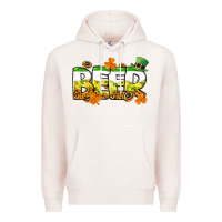 Pale Pink St. Patrick's Day beer Premium Hoodie - CowGirlArtShop
