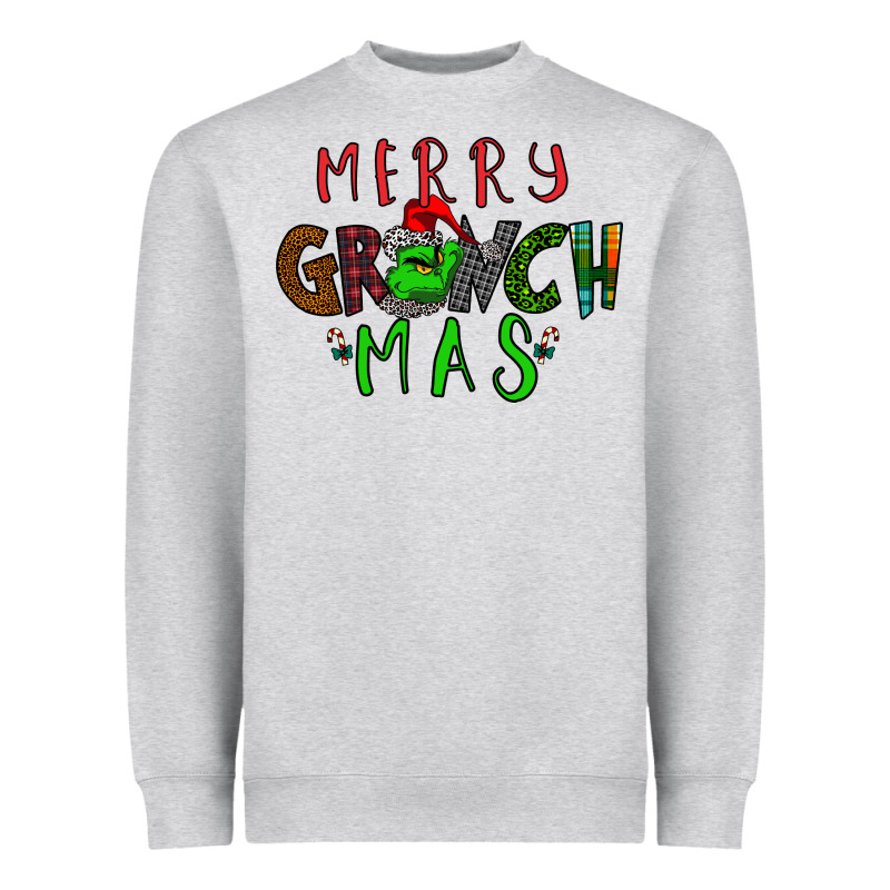 Merry Grinch Mas Heavyweight Sweatshirt by Bettercallsaul | Teevron