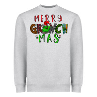 Heather Grey Merry Grinch Mas Heavyweight Sweatshirt - Bettercallsaul