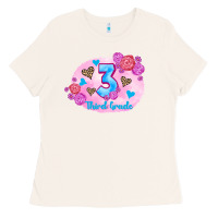 Bone back to school flowers third grade 3200x2400 Ladies Tee - AdoDesignShop