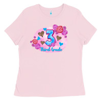 Back To School Flowers Third Grade 3200x2400 Ladies Tee | Teevron