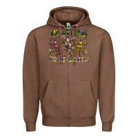 Chestnut im just here for the crawfish Zipper Hoodie - CowGirlArtShop
