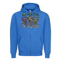 True Royal im just here for the crawfish Zipper Hoodie - CowGirlArtShop