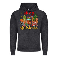 Vintage Black merry christmas gingerbread truck Vintage Hoodie - MaliasSmallBusiness