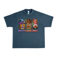 Midnight Navy hallothanksmas gnomies bbs Urban Heavy Tee - BundleAndBundleShop