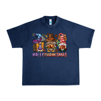 Navy hallothanksmas gnomies bbs Urban Heavy Tee - BundleAndBundleShop