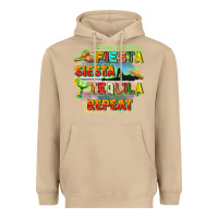Mushroom Fiesta siesta tequila repeat Heavyweight Hoodie - FaDigitalArtStudio