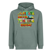 Sage Fiesta siesta tequila repeat Heavyweight Hoodie - FaDigitalArtStudio