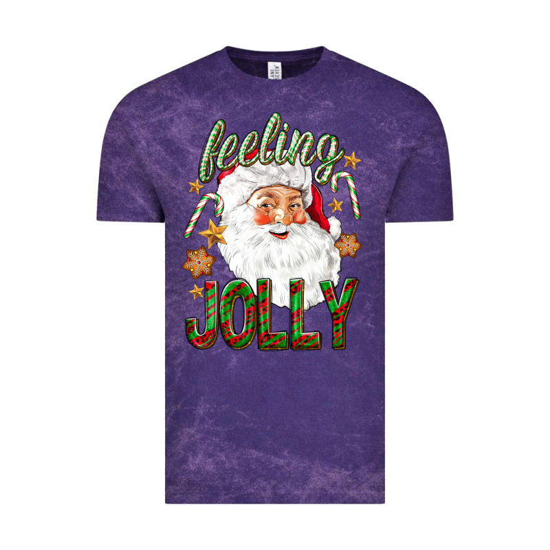 Feeling Jolly With Santa Vintage Tee by NancyCooperArtShop | Teevron