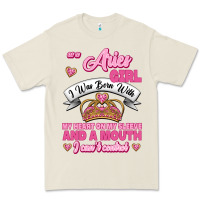 Bone As A Aries Girl I Was Born With My Heart On My Sleeve And A Mouth Premium Tee - Jasminsmagicworld