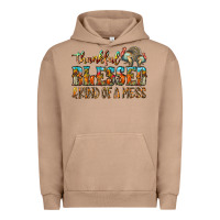 Pigment Burro Thankful Blessed And Kind Of A Mess Urban Hoodie - CowhideDigitalArt