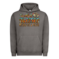 Pigment Tornado Thankful Blessed And Kind Of A Mess Urban Hoodie - CowhideDigitalArt
