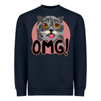 Navy omg cat Heavyweight Sweatshirt - Bettercallsaul
