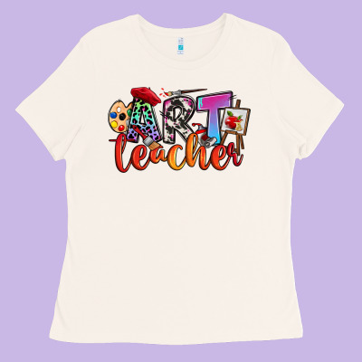 Art Teacher Ladies Tee Designed By Ranaportraitstore
