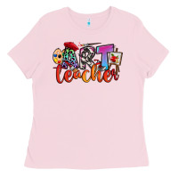 Bubblegum Pink art teacher Ladies Tee - RanaPortraitStore