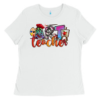 White art teacher Ladies Tee - RanaPortraitStore
