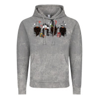 Cloud Rock grey christmas afro gnomies Vintage Hoodie - MaliasSmallBusiness