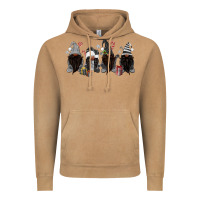 Vintage Camel grey christmas afro gnomies Vintage Hoodie - MaliasSmallBusiness
