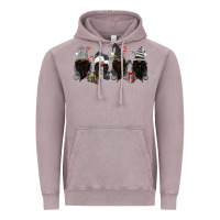 Vintage Zinc grey christmas afro gnomies Vintage Hoodie - MaliasSmallBusiness