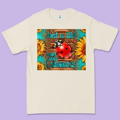 Just A Girl Who Loves Ladybugs Premium Tee Designed By Lillyallendesigns