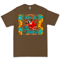 Cacao just a girl who loves ladybugs Premium Tee - LillyAllenDesigns
