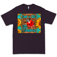 Plum just a girl who loves ladybugs Premium Tee - LillyAllenDesigns
