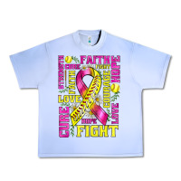 Grape Ice breast cancer softball ribbon love cure fight bbs Urban Heavy Tee - BundleAndBundleShop