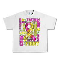 Lunar Rock breast cancer softball ribbon love cure fight bbs Urban Heavy Tee - BundleAndBundleShop