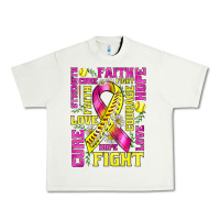 Pistachio breast cancer softball ribbon love cure fight bbs Urban Heavy Tee - BundleAndBundleShop