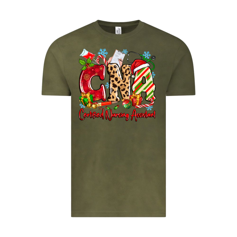 Cna Certified Nursing Assistant Christmas Vintage Tee by MaliasSmallBusiness | Teevron