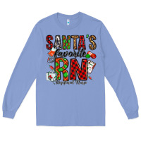 Colony Blue santa's favorite rn Long Sleeve Tee - Jasminsmagicworld