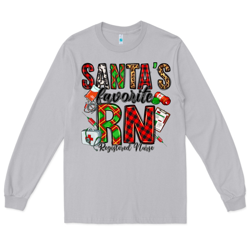 Santa's Favorite Rn Long Sleeve Tee by Jasminsmagicworld | Teevron