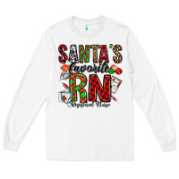 White santa's favorite rn Long Sleeve Tee - Jasminsmagicworld