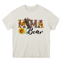 Cream pink mama bear with cute bear Heavy Core Tee - Artiststas