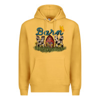Mustard Barn mom sunflower mother's day Premium Hoodie - HowdyJamesFarm