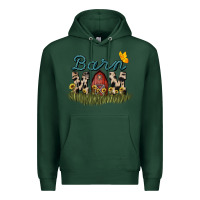 Sports Green Barn mom sunflower mother's day Premium Hoodie - HowdyJamesFarm