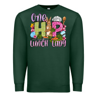 Sports Green Easter Day One hip Lunch Lady Premium Sweatshirt - OliviaCreatesArt
