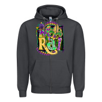 Smoke mardi gras Zipper Hoodie - CowGirlArtShop