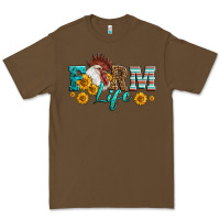 Western Farm Life Rooster Head Premium Tee | Teevron