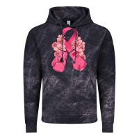 Cloud Black breast cancer with boxing gloves Vintage Hoodie - MaliasSmallBusiness