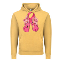Vintage Mustard breast cancer with boxing gloves Vintage Hoodie - MaliasSmallBusiness