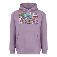Lavender Happy Easter Nurse Heavyweight Hoodie - OliviaCreatesArt