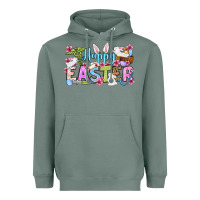 Sage Happy Easter Nurse Heavyweight Hoodie - OliviaCreatesArt