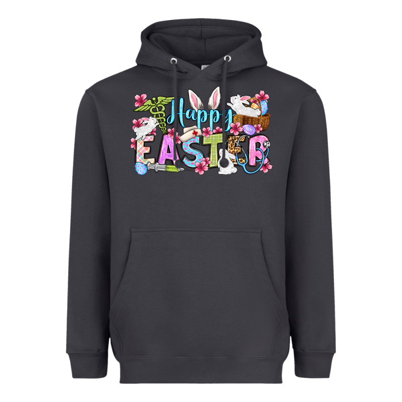 Happy Easter Nurse Heavyweight Hoodie by OliviaCreatesArt | Teevron