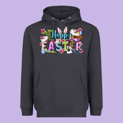 Happy Easter Nurse Heavyweight Hoodie Designed By Oliviacreatesart