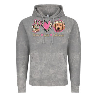 Cloud Rock Peace Love Labrador Vintage Hoodie - Jasminsmagicworld