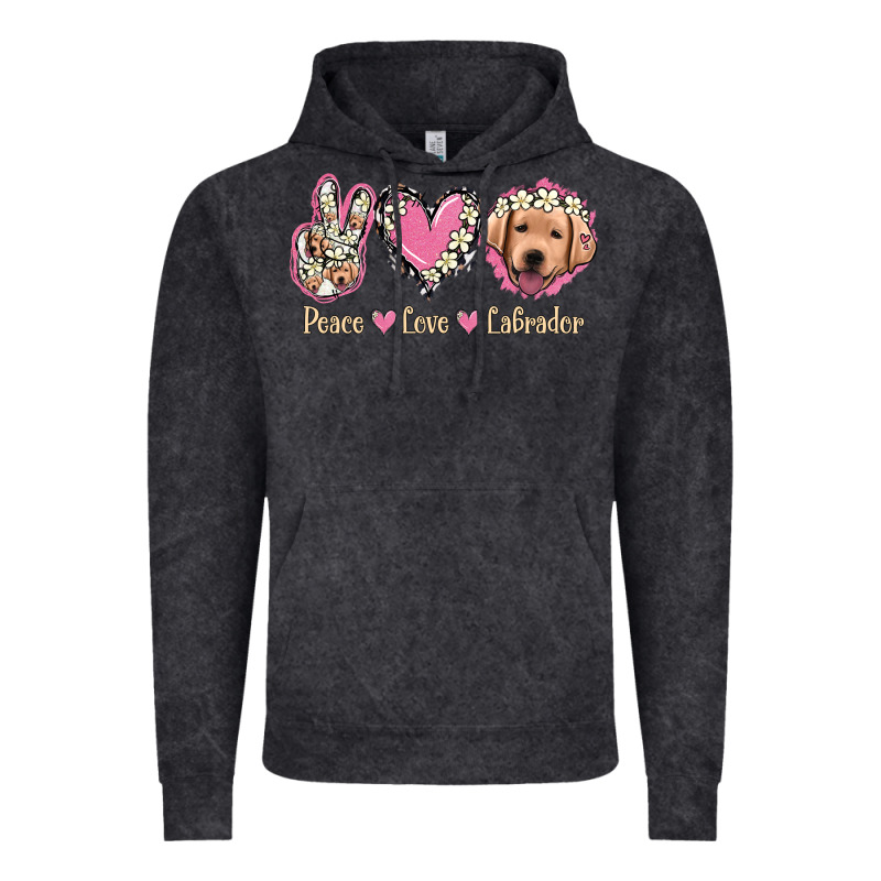 Peace Love Labrador Vintage Hoodie by Jasminsmagicworld | Teevron