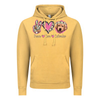 Vintage Mustard Peace Love Labrador Vintage Hoodie - Jasminsmagicworld